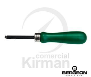 Abridor Bergeon Acero/Plástico 140mm 48135 Abrir Fondos De Presión Con Espigón Para Zurdos