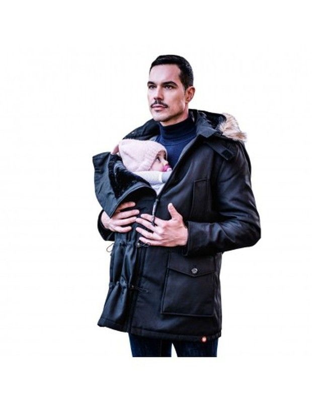 Abrigo de porteo hombre Bandicoot Negro