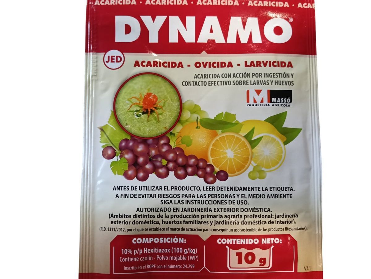 Acaricida - Ovicida para araña roja y otros ácaros tetraníquidos