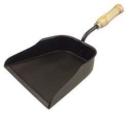 Accesorios chimenea Recogedor Metálico. Mango Madera. 24X23