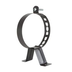 Accesorios extracción humos estufas PELLET serie inox grafito Abrazadera Ext. Pintada. A 115 . Ø80 Mm.