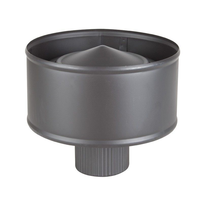 Accesorios extracción humos estufas PELLET serie inox grafito Sombrero Estf Pellet Pint Grafit Ø 80 Mm