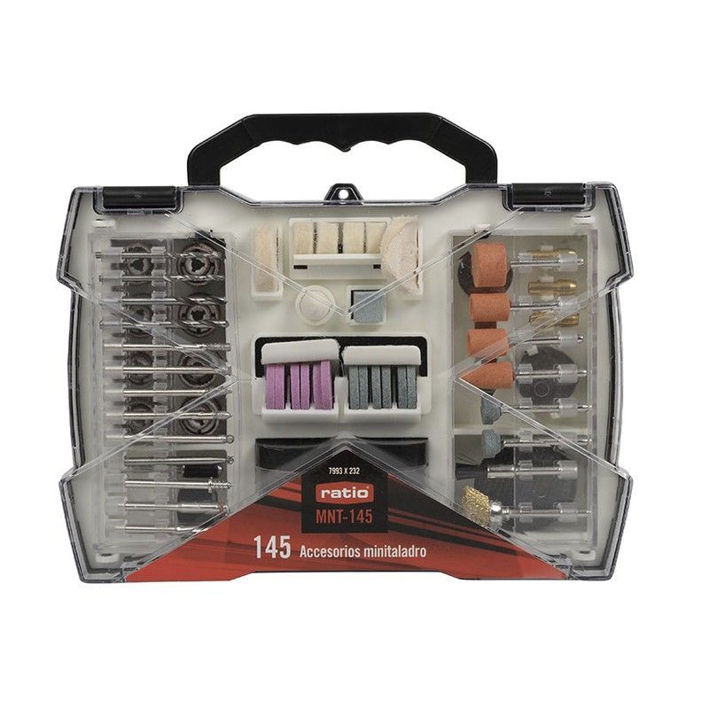 Accesorios minitaladro RATIO MNT-145 Accesorios Para Mr130 Nm 145 Piezas Surt