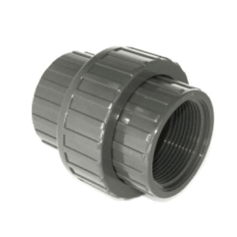 Accesorios PVC presión encolar CREARPLAST. Acc.Pres.Enc. Enlace 3 Pzas. R H.63X2"