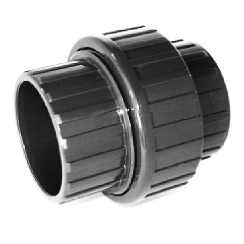 Accesorios PVC presión encolar CREARPLAST. Acc.Pres.Encolar. Enlace 3 Pzas. D.50