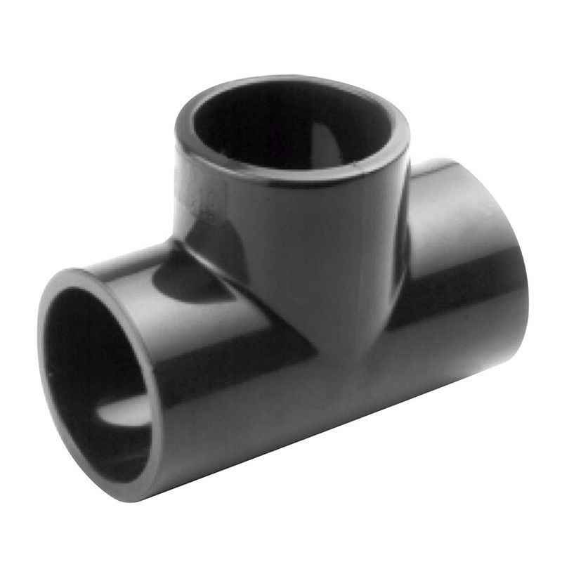 Accesorios PVC presión encolar CREARPLAST. Acc.Pres.Encolar. Te Hembra 20-90º