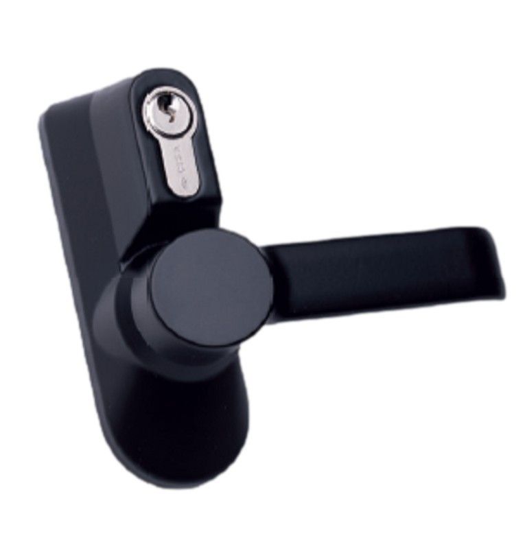 Accionamiento antip. Llave/manivela negro