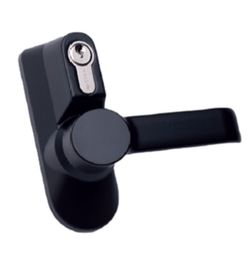 Accionamiento antip. Llave/manivela negro