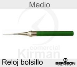 Aceitador Automático Bergeon Acero/Aluminio 52017 Verde Punta mediana Para Relojes De Bolsillo