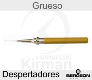 Aceitador Automático Bergeon Acero/Aluminio 52018 Dorado Punta Gruesa Para Relojes De Pared/Despertadores