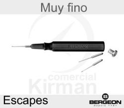 Aceitador Automático Bergeon Plástico 52035 Negro Punta Muy Fina Para Escapes