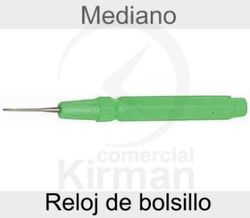 Aceitador Automático Plástico 52086 Verde Punta Mediana Para Relojes De Bolsillo