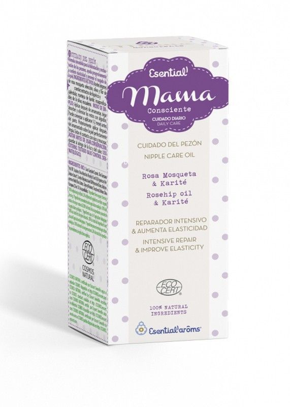 Aceite Cuidado del Pezón Mama 15 ml de Esential'arôms