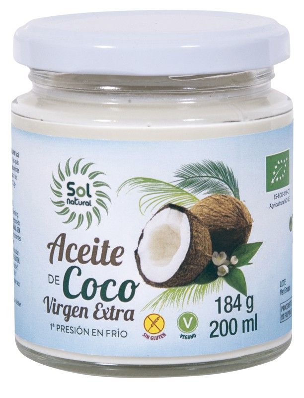 Aceite De Coco Virgen Extra Pequeðo Bio 200 Ml
