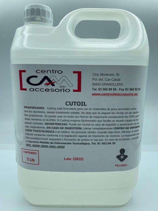 Aceite de corte cutoil 5l.