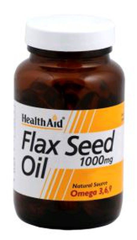 Aceite De Linaza 1.000mg 60 Cápsulas Health Aid