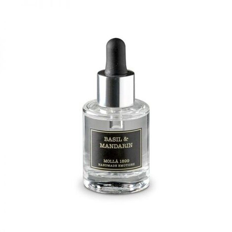 Aceite Esencial hidrosoluble 30mL. Basil & Mandarin. Colección Boutique CERERIA MOLLA 1899.