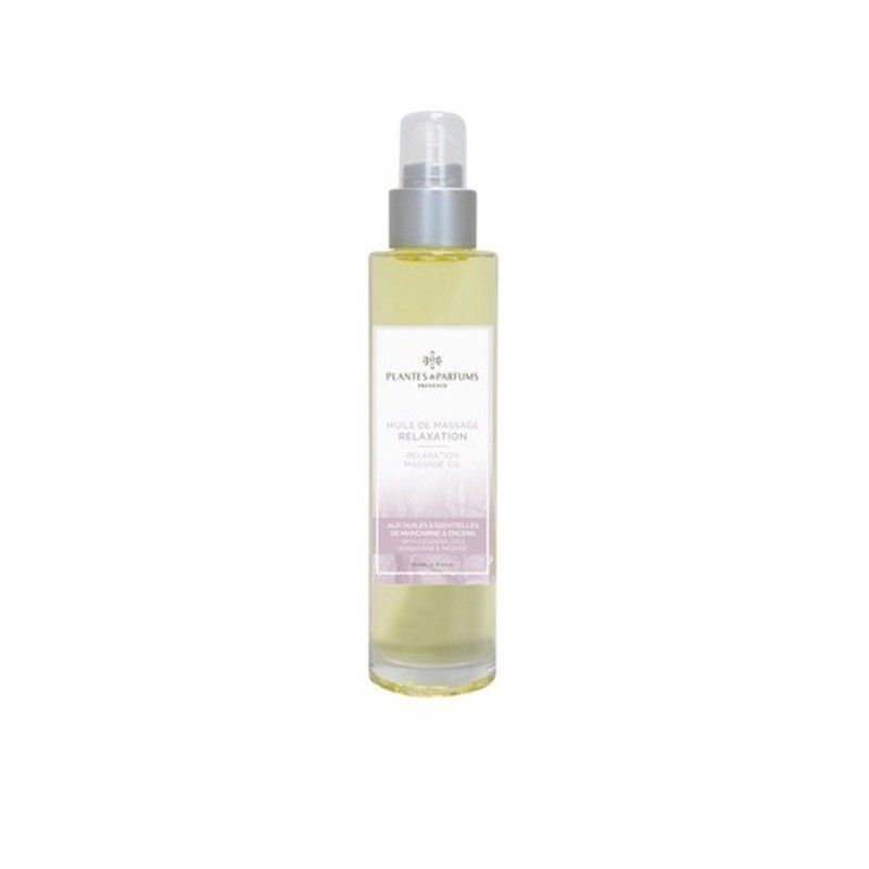 Aceite Masaje 100 Ml Relax Mandarina & Incienso Plantes & Parfums