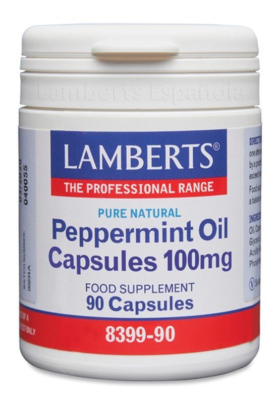 Aceite Menta Piperita 90 cápsulas 100mg