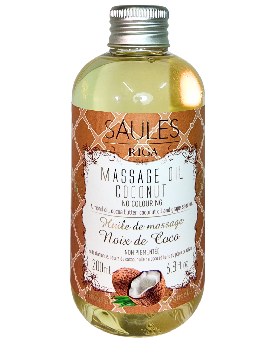 Aceite para Masajes de Coco - Nutrición y Relajación Natural