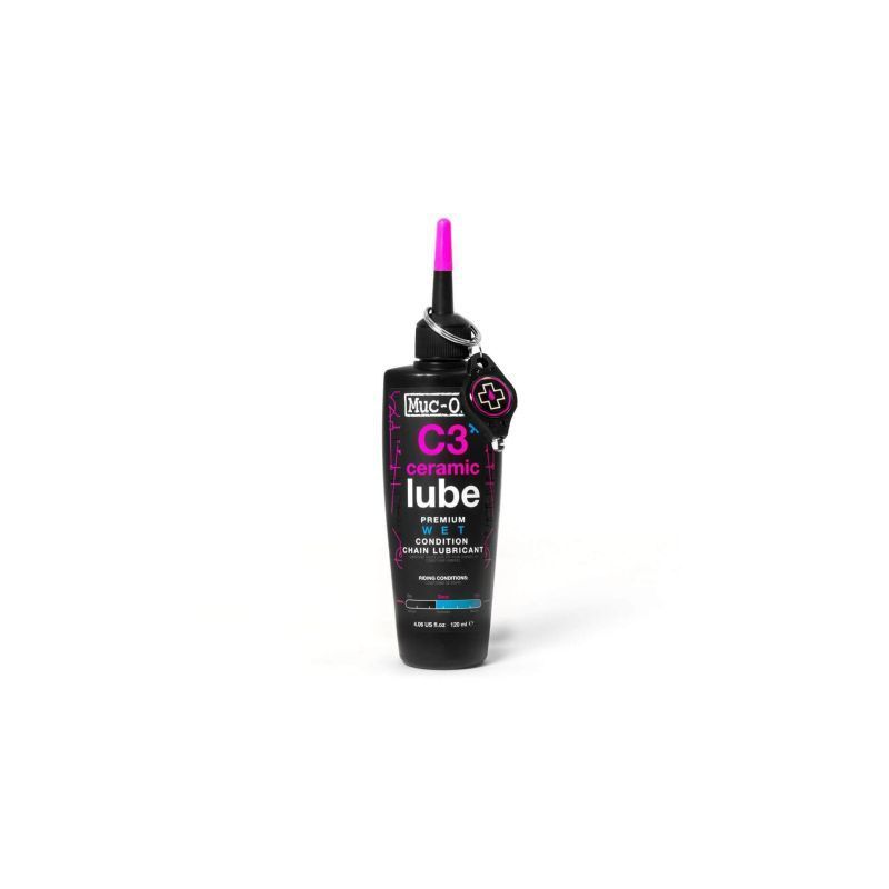 Aceitera Muc-Off C3 Clima Húmedo Cerámico 120 ml 🌧️ Lubricación Premium ⚙️ Máxima Protección