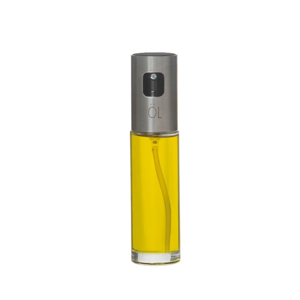 Aceitera Spray Cristal / Inox, 100 Ml