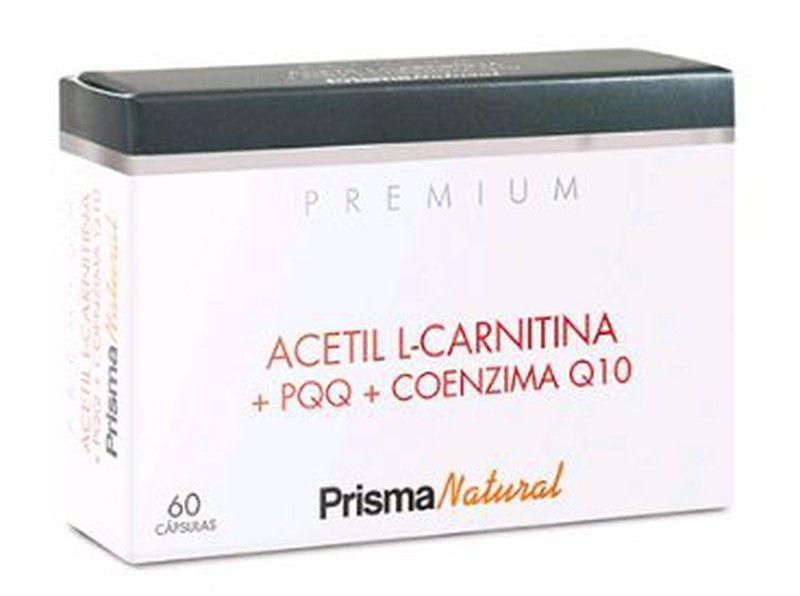 Acetil L-Carnitina+Pqq+Coenzima Q10 60 Cápsulas Prisma Natural Premium