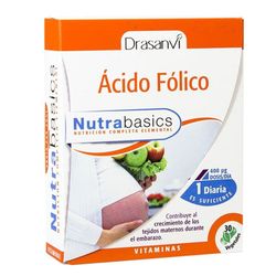 Acido Folico 30 Caps Nutrabasicos