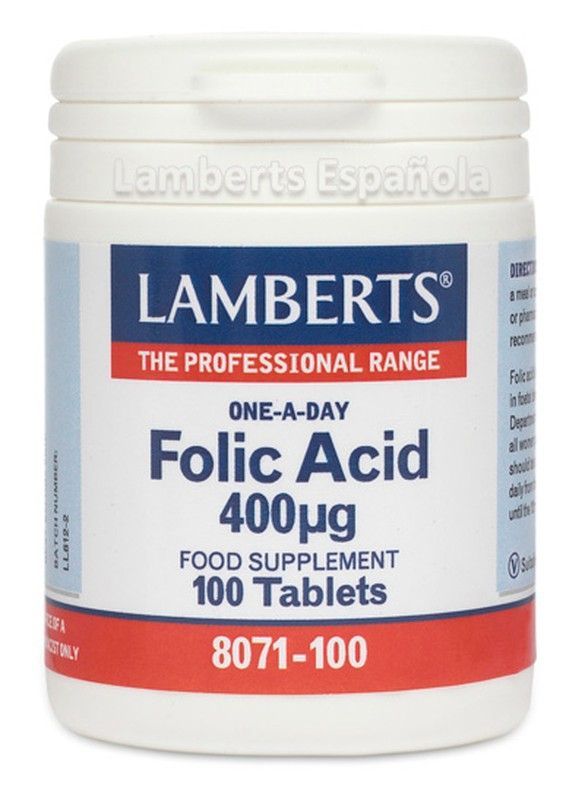 Acido Folico 400/Ug 100 Tabs