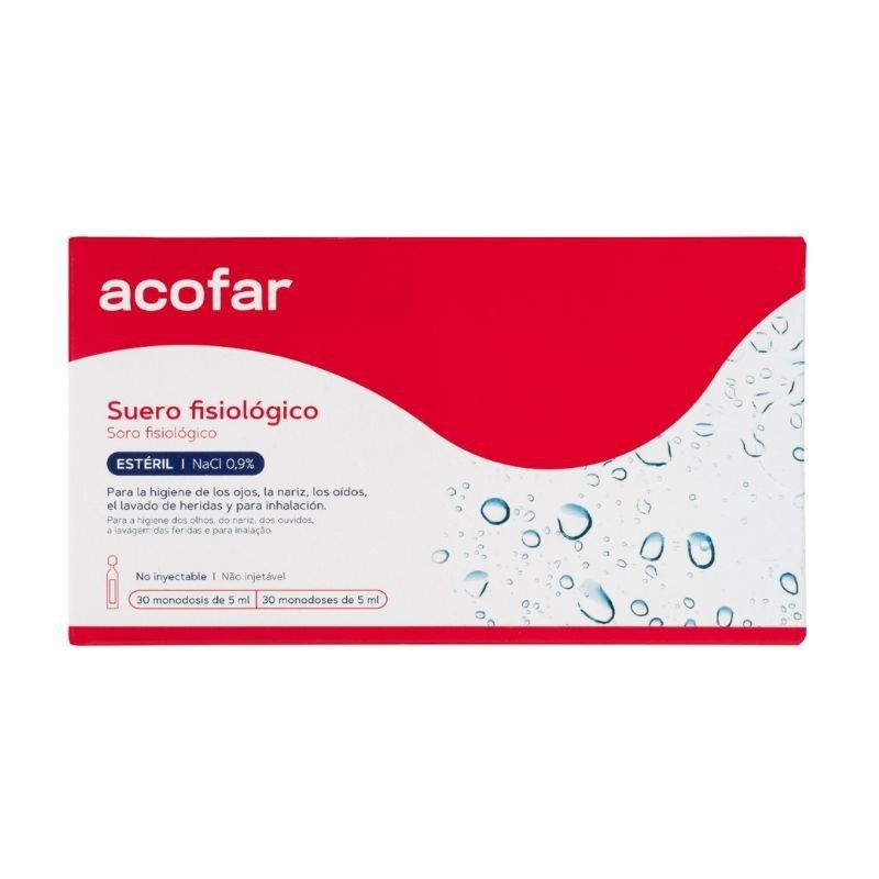 Acofar Suero Fisiologico 5ml 30 Monodosis