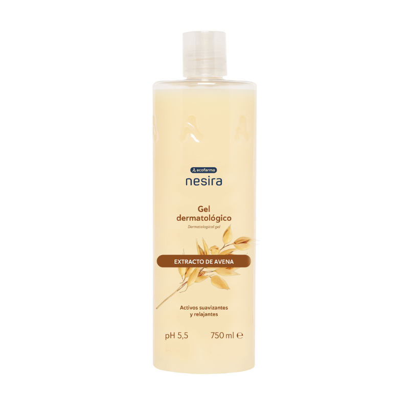 Acofarma Gel Dermatológico Avena 750ml – Limpieza para piel sensible
