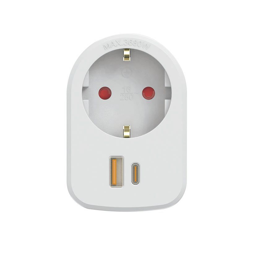 Adapt. Combi A+C 30W Bl Simon