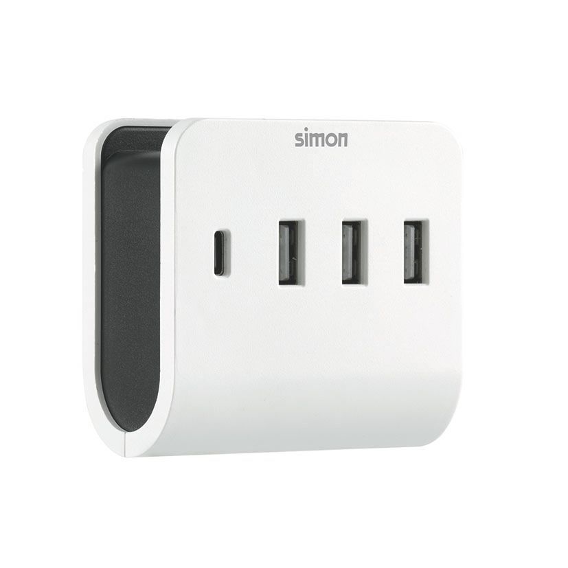 Adaptador 3 Usb A + Usb C Simon