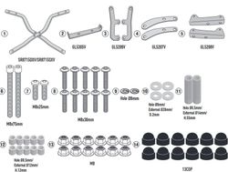 Adaptador baul  leoncino 125 (22>)  para maleta MONOLOCK