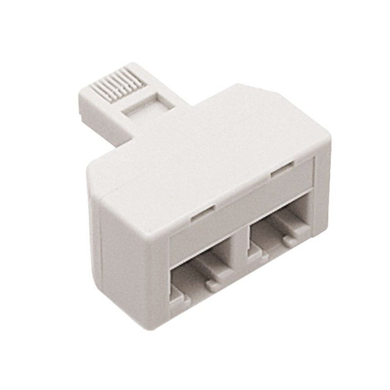 Adaptador Doble 1macho 2hembr Axil