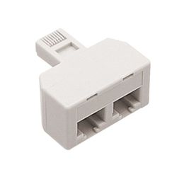 Adaptador Doble 1macho 2hembr Axil