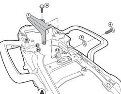 Adaptador parrilla tiger 800 / 800 xc / 800 xr (11 > 19)