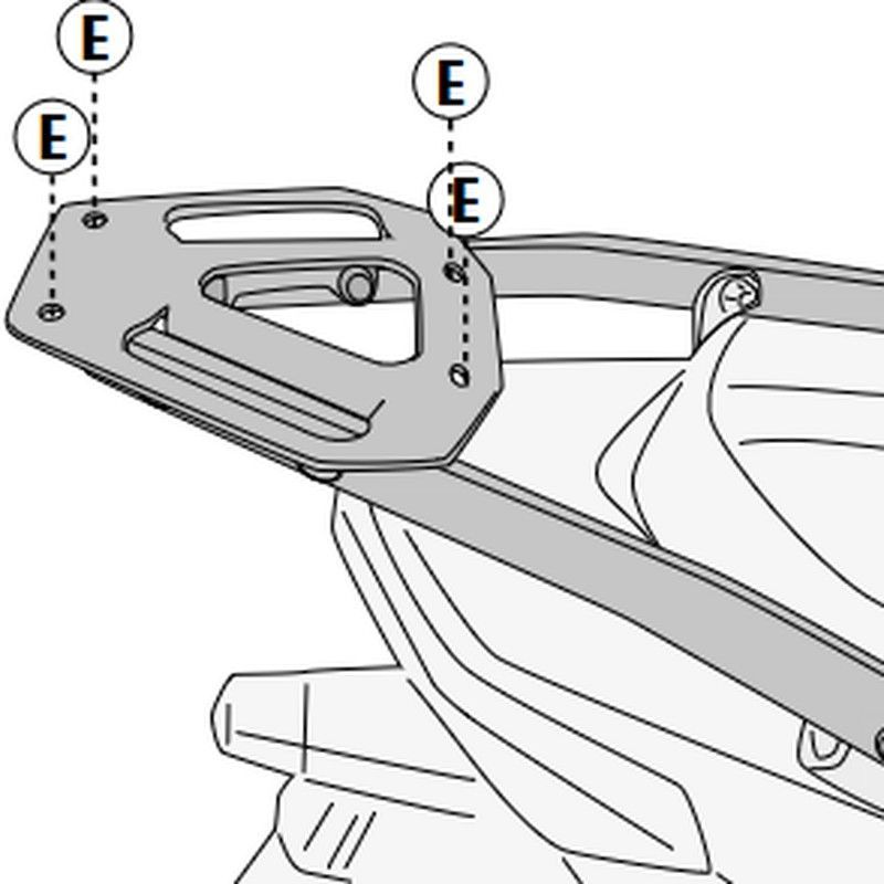 Adaptador pbaul KL Brera 125-300 (22) para maleta MONOLOCK«