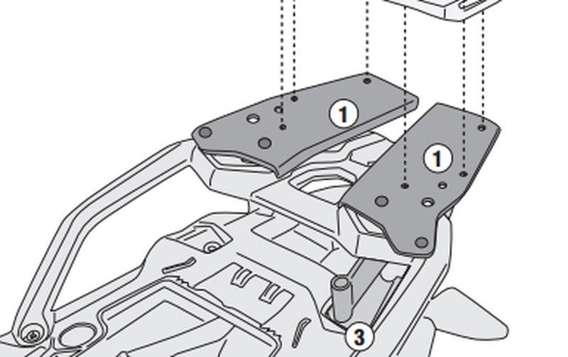 Adaptador-top BMW F 750 GS (18 > 23) y F 850 GS (18 > 23)