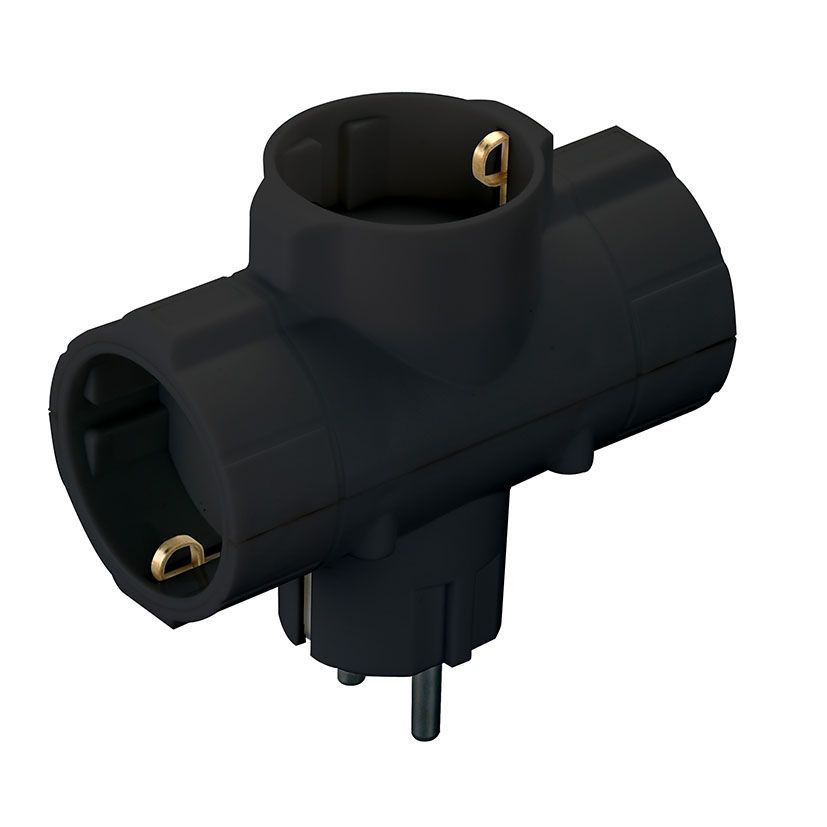 Adaptador Triplettcer.16a-250v Duolec Ng