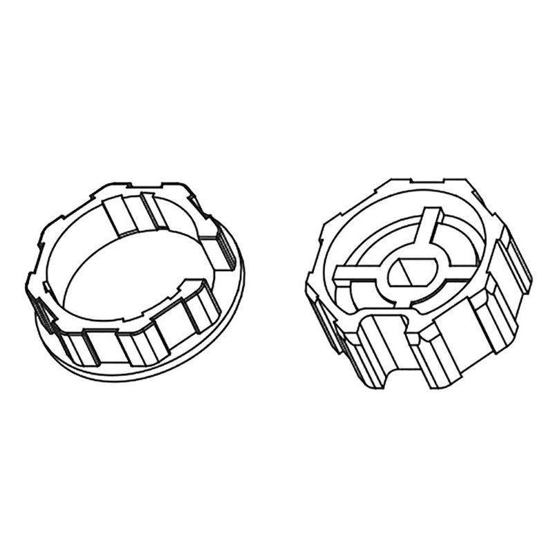 Adaptadores motor G40 Estandard / eje 40 mm octog.