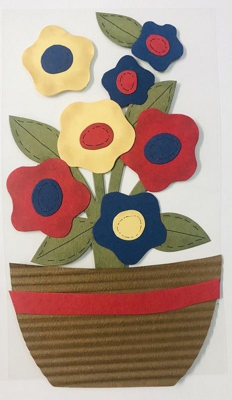 Adhesivo decorativo Arreglo Floral - UE