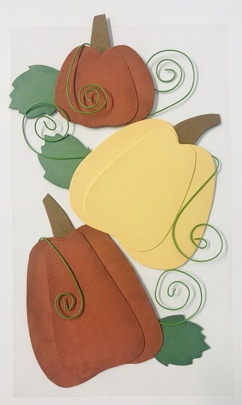 Adhesivo decorativo Calabazas Otoñales - UE