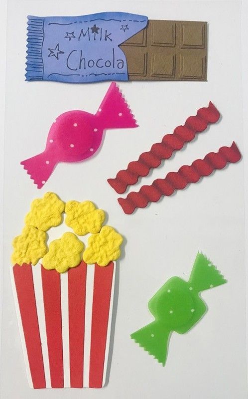 Adhesivo decorativo Golosinas - UE