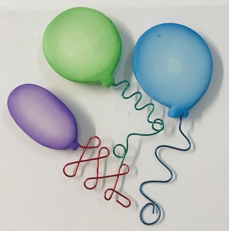 Adhesivo decorativo mini arcilla Globos - UE