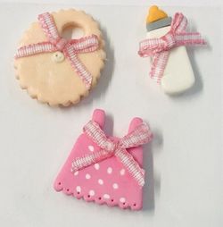 Adhesivo decorativo mini arcilla Niña - UE