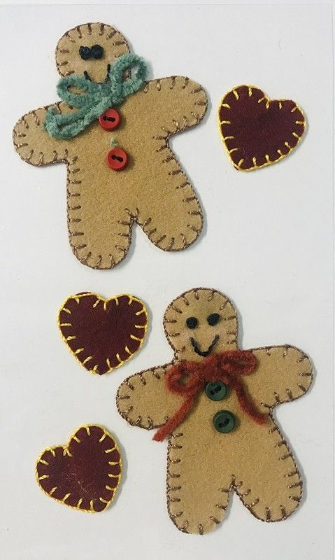 Adhesivo decorativo Pastelitos de Gengibre - UE