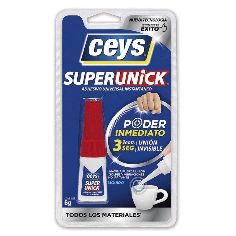Adhesivo Instantáneo CEYS SuperUnick Cyanoceys 6 Gr.