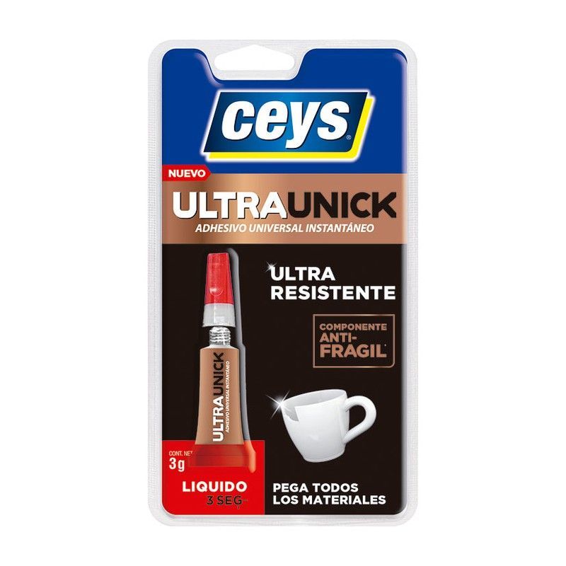 Adhesivo Instantáneo CEYS SuperUnick Cyanoceys Extra Super Rap.3Grs.Ceys