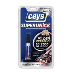 Adhesivo Instantáneo CEYS SuperUnick Superceys Unick. 3 Grs